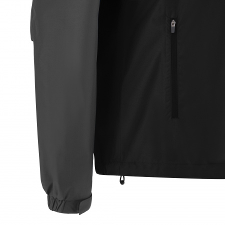 Куртка спортивная MACRON ALPS RAIN JACKET WATERPROOF BLACK/DARK GREY