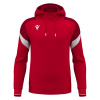 Худи спортивное ALCHEMIST HOODED SWEATSHIRT RED/WHITE