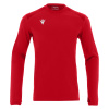 Толстовка спортивная MACRON TOBOL WARM UP ROUNDNECK TOP RED