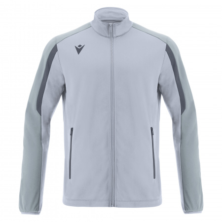 Олимпийка спортивная MACRON SETH FULL LENGTH ZIP TOP SILVER/ANTHRACITE