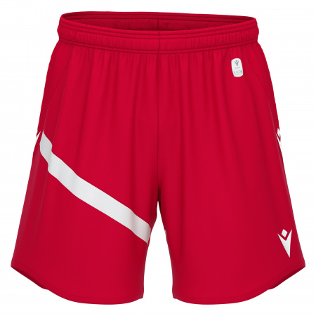 Шорты спортивные MACRON SHEN ECO SHORTS RED/WHITE