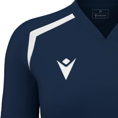 Футболка спортивная женская MACRON ANDURIL SHIRT NAVY/WHITE