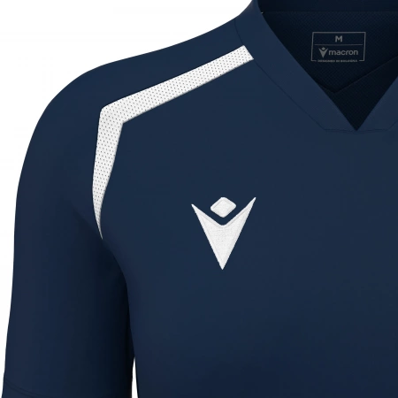 Футболка спортивная женская MACRON ANDURIL SHIRT NAVY/WHITE