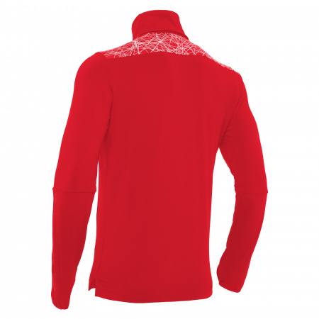Толстовка тренировочная MACRON KOLYMA TURTLENECK TOP RED/WHITE