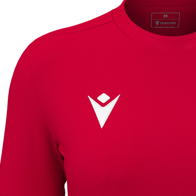 Футболка спортивная женская MACRON ZYRA SHIRT RED