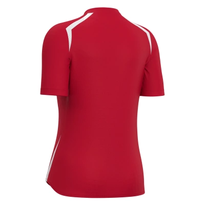 Футболка спортивная женская MACRON ANDURIL SHIRT RED/WHITE