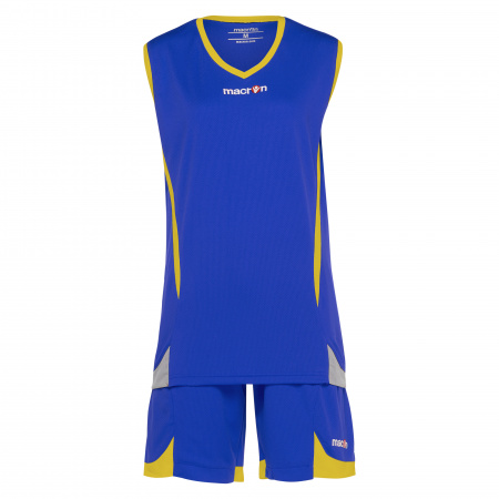 Комплект баскетбольный MACRON RAJA SET ROYAL BLUE/YELLOW