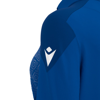 Толстовка тренировочная женская MACRON ANORA TRAINING 1/4 ZIP TOP ROYAL BLUE/DARK ROYAL BLUE