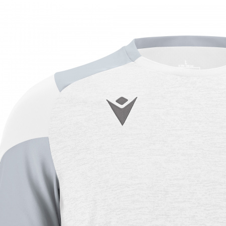 Футболка спортивная MACRON GOLEM SHIRT WHITE/SILVER