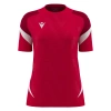 Футболка спортивная женская NAGA SHIRT RED/WHITE