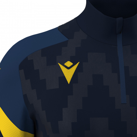 Толстовка тренировочная STARFALL TRAINING 1/4 ZIP TOP NAVY/YELLOW