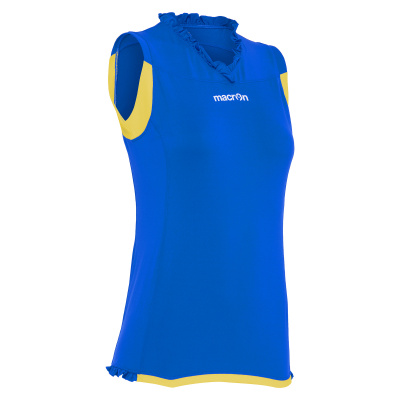 Майка спортивная MACRON XENON SLEEVELESS SHIRT ROYAL BLUE/YELLOW