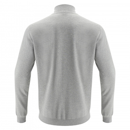 Олимпийка спортивная MACRON BEAT FULL ZIP SWEATSHIRT GREY MELANGE