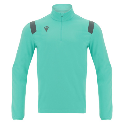 Толстовка тренировочная MACRON GANGE TRAINING 1/4 ZIP TOP TURQUOISE/ANTHRACITE