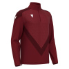 Толстовка тренировочная MACRON ANDUIN TRAINING 1/4 ZIP TOP CARDINAL/DARK CARDINAL