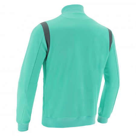 Олимпийка спортивная MACRON BENDIS MICRO FULL LENGTH ZIP TOP TURQUOISE/ANTHRACITE