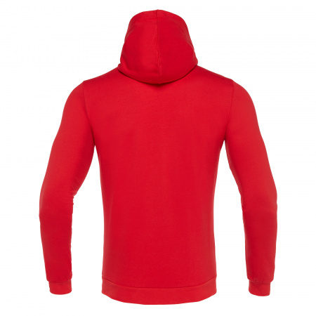 Олимпийка спортивная MACRON CELLO FULL ZIP HOODED SWEATSHIRT RED