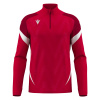 Толстовка тренировочная STARFALL TRAINING 1/4 ZIP TOP RED/WHITE