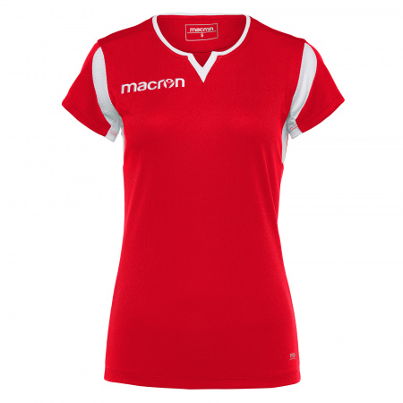 Футболка спортивная MACRON FLUORINE SHIRT RED/WHITE