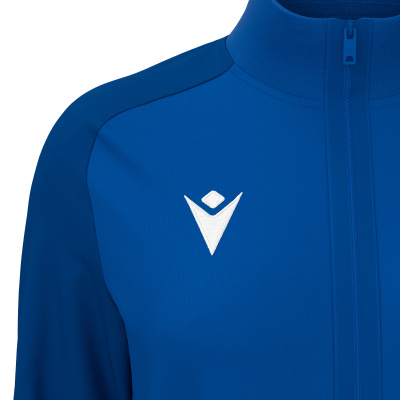 Олимпийка парадная женская MACRON RAMA FULL LENGTH ZIP TOP ROYAL BLUE/DARK ROYAL BLUE