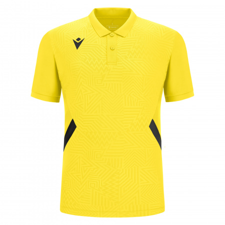 Поло парадное MACRON RAP POLO YELLOW/BLACK