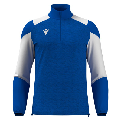 Толстовка тренировочная MACRON CUZCO TRAINING 1/4 ZIP TOP ROYAL BLUE/WHITE