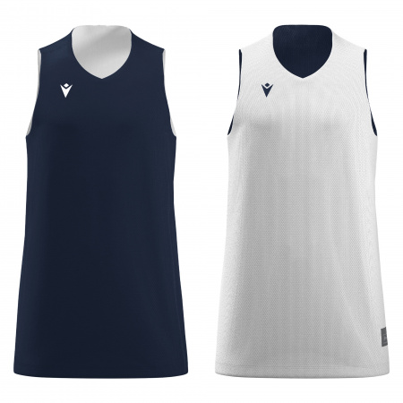Майка спортивная MACRON IDAHO JERSEY REVERSIBLE NAVY/WHITE