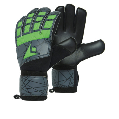 Перчатки вратарские MACRON HAWK XH GK GLOVES SR BLACK/ANTHRACITE/ NEON GREEN