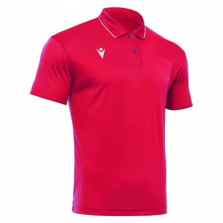 Поло парадное MACRON DRACO HERO POLO RED/WHITE