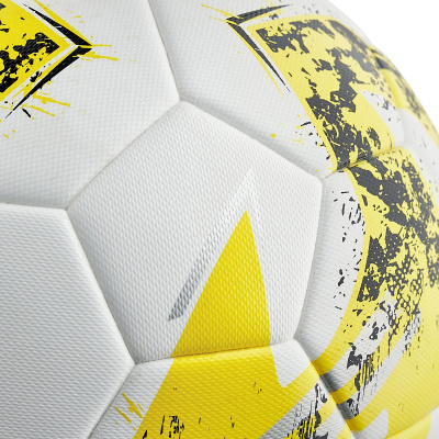 Мяч футбольный MACRON EARTHQUAKE XI FOOTBALL MATCH DAY BALL WHITE/YELLOW