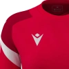 Футболка спортивная женская NAGA SHIRT RED/WHITE