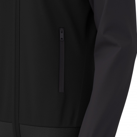 Олимпийка парадная женская MACRON RAMA FULL LENGTH ZIP TOP BLACK/DARK GREY