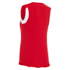 Майка спортивная MACRON MERCURY SLEEVELESS SHIRT RED/WHITE