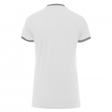 Поло спортивное женское х/б MACRON HAMBO POLO WHITE/ANTHRACITE