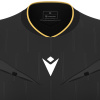 Футболка судейская проф. женская MACRON TESS ECO SHIRT SS BLACK/GOLD