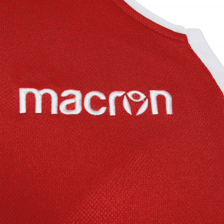 Футболка спортивная MACRON ARGON SHIRT RED/WHITE