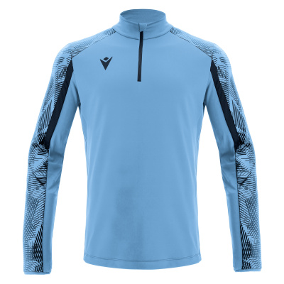 Толстовка тренировочная MACRON NARYN TRAINING 1/4 ZIP TOP COLUMBIA/NAVY