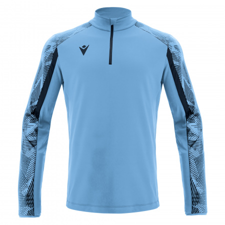 Толстовка тренировочная MACRON NARYN TRAINING 1/4 ZIP TOP COLUMBIA/NAVY
