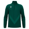 Толстовка тренировочная MACRON ANDUIN TRAINING 1/4 ZIP TOP BOTTLE GREEN/LIGHT BOTTLE GREEN