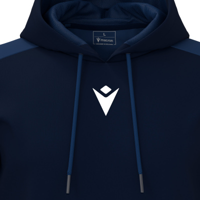 Худи спортивное MACRON HORN HOODY POLY NAVY/LIGHT NAVY