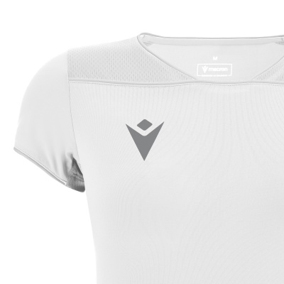 Футболка спортивная женская MACRON STEEL ECO SHIRT WHITE