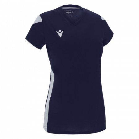 Футболка спортивная женская MACRON OXYGEN SHIRT NAVY/WHITE