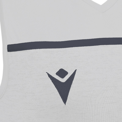 Майка спортивная MACRON THALLIUM SLEEVELESS SHIRT WHITE/ANTHRACITE