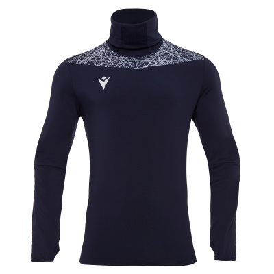 Толстовка тренировочная MACRON KOLYMA TURTLENECK TOP NAVY/WHITE