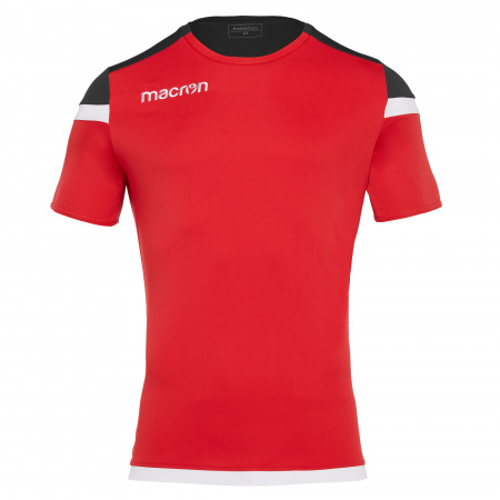 Футболка спортивная MACRON TITAN SHIRT RED/BLACK/WHITE