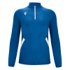 Толстовка тренировочная MACRON FRASER TRAINING 1/4 ZIP TOP ROYAL BLUE/WHITE