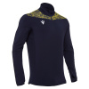 Толстовка тренировочная MACRON TIBER 1/4 ZIP TOP NAVY/YELLOW