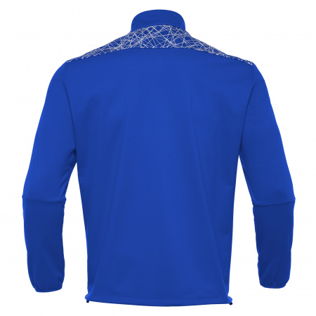 Толстовка тренировочная MACRON TAGUS 1/4 ZIP TOP ROYAL BLUE/WHITE