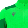 Толстовка тренировочная MACRON IZEL TRAINING 1/4 ZIP TOP NEON GREEN/GREEN