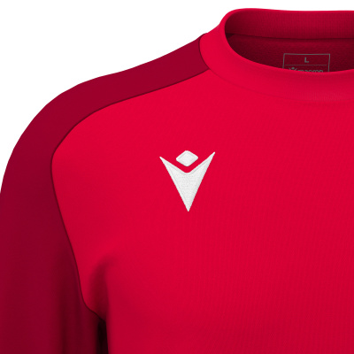 Толстовка тренировочная MACRON THALOS TRAINING TOP RED/DARK RED